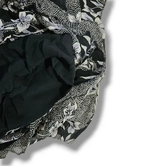 Style & Co Collection Petite Black Floral Maxi Dress – Size 10P gently used - Picture 3 of 8